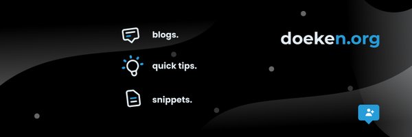 doekenorg Profile Banner