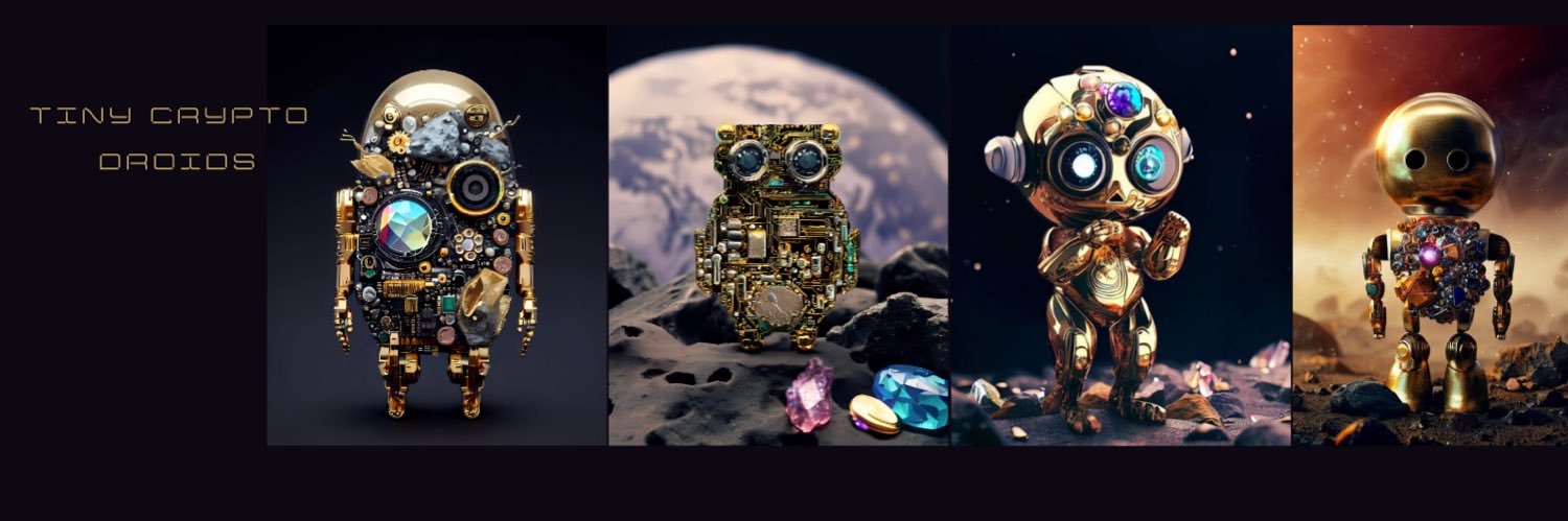 TinyCryptoDroids_NFT banner