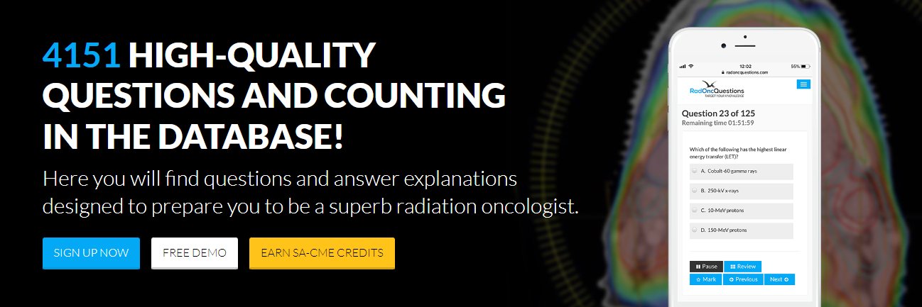 RadOncQuestions.com banner