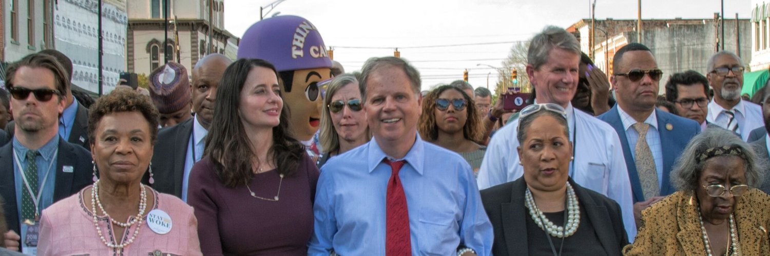 Doug Jones's banner