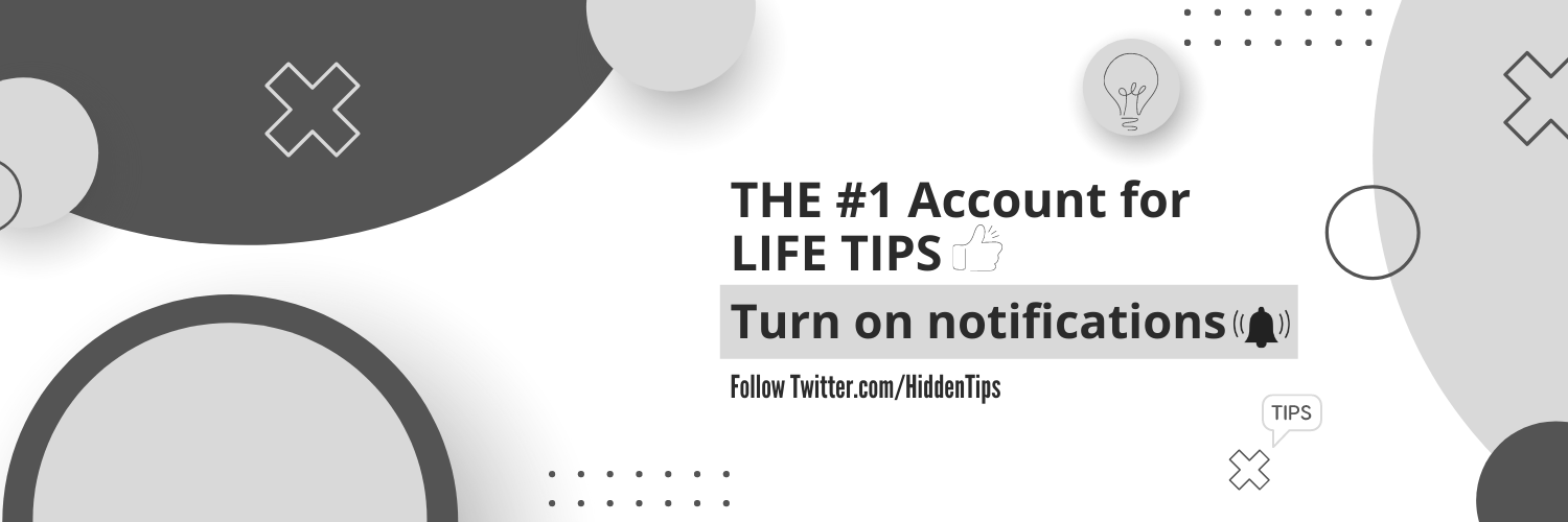 Hidden Tips banner