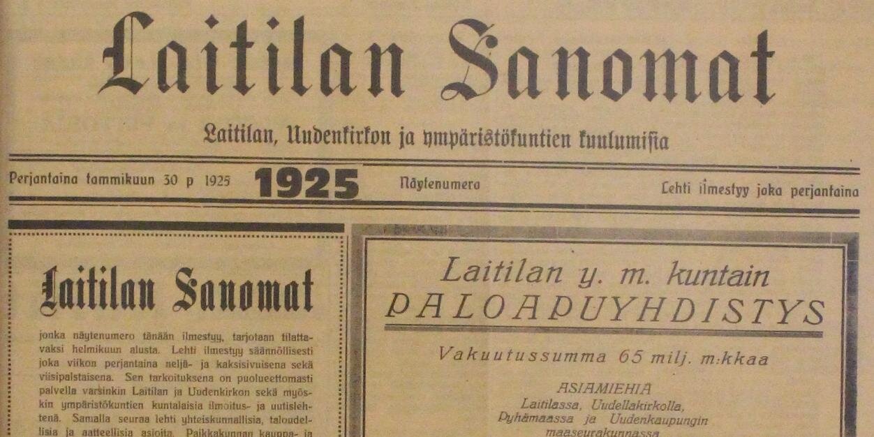 LaitilanSanomat's profile banner image