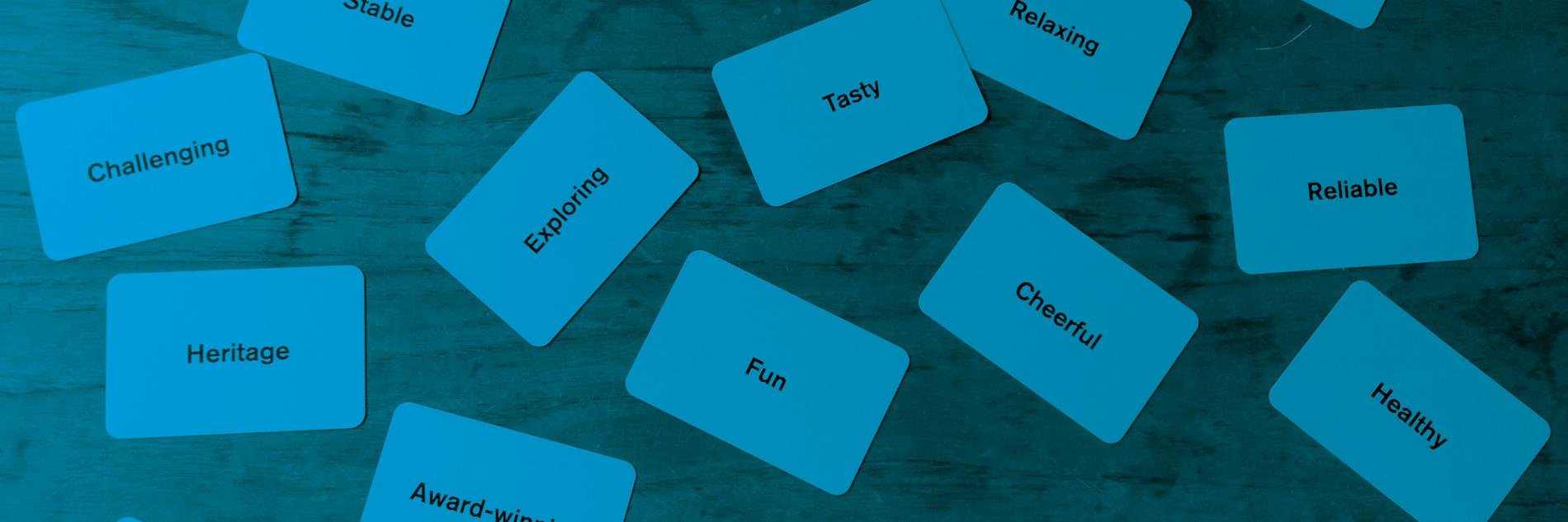 Brands with values™ banner