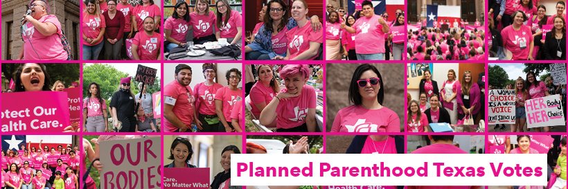 Planned Parenthood Texas Votes banner