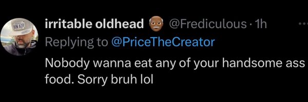 PriceTheCreator Profile Banner