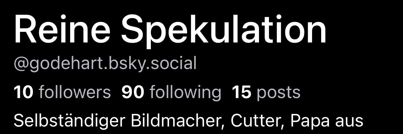 Reine Spekulation banner