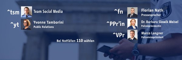polizeiberlin Profile Banner