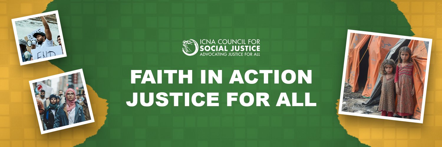ICNA Council for Social Justice banner