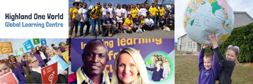 Highland One World Global Learning Centre banner