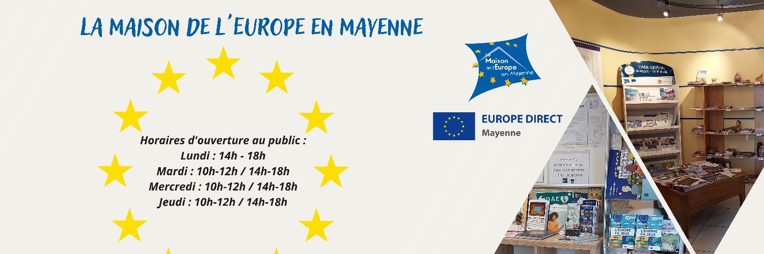 Maison de l'Europe en Mayenne - Europe Direct banner