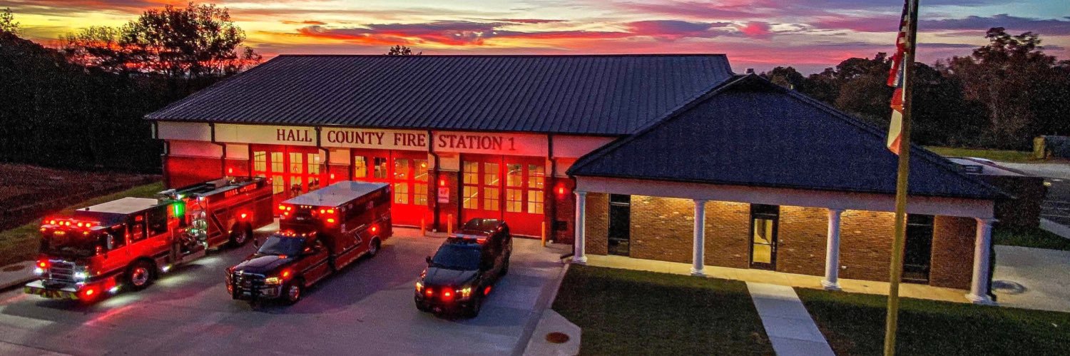 Hall County Fire Rescue banner