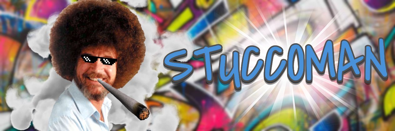 💚Stucco and the Rascally raccoon sidekick Bandit banner