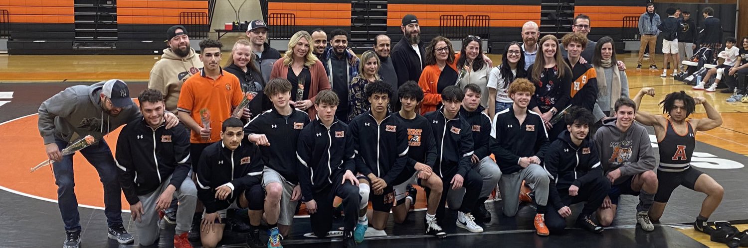 Amherst Wrestling banner