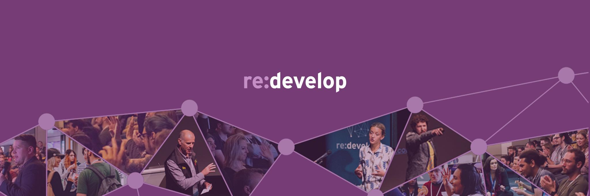 re:develop 2019 banner