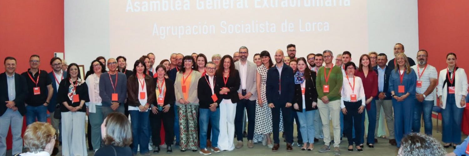 PSOE Lorca banner
