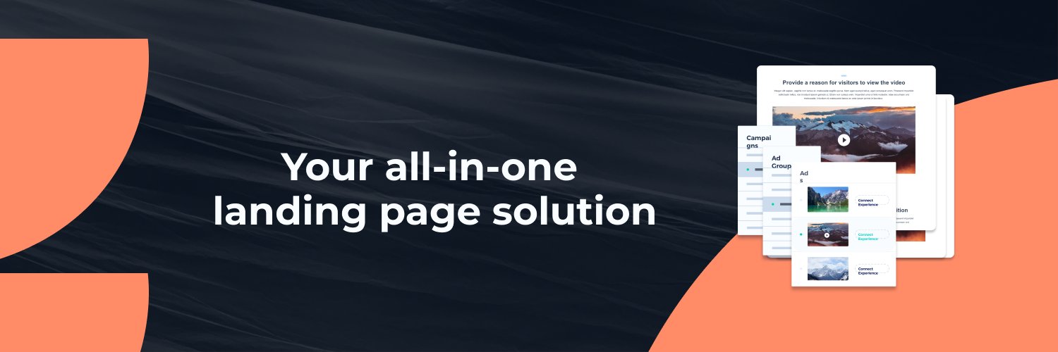Instapage's profile banner image