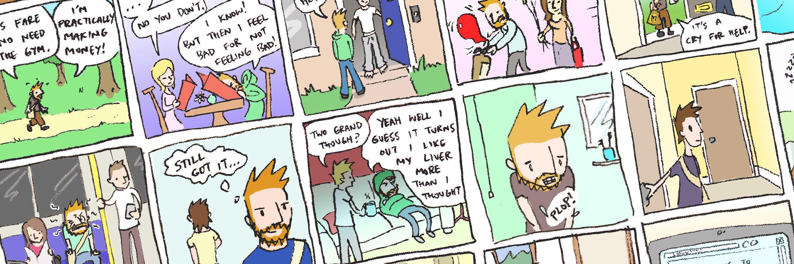 BrokeComic's profile banner image