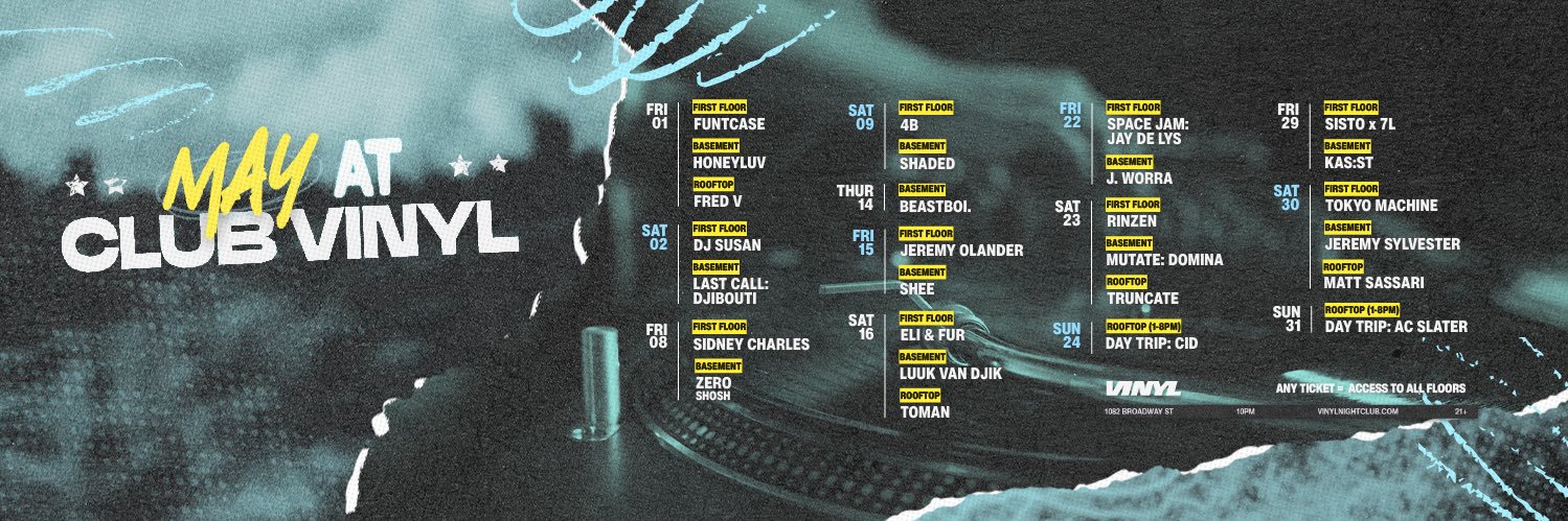 Club Vinyl banner