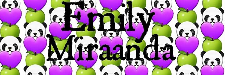Emily Miraanda banner