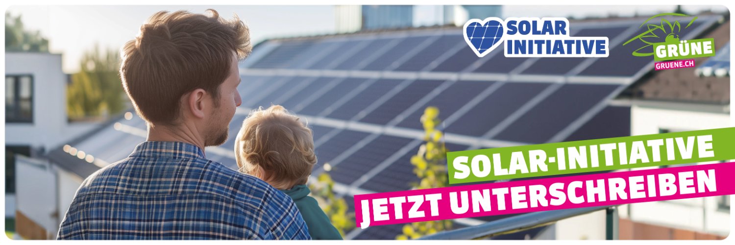 GRÜNE Schweiz banner