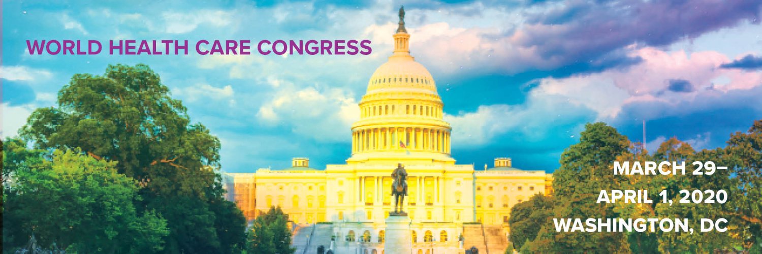 World Health Care Congress banner