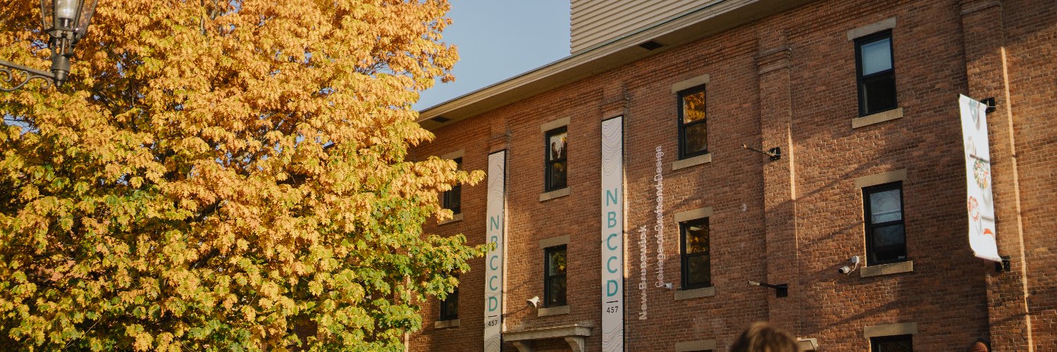 New Brunswick College of Craft and Design (NBCCD) banner