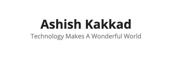 ashishkakkad8 Profile Banner