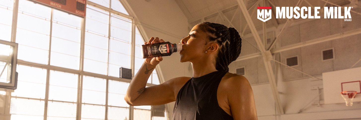 MUSCLE MILK's banner