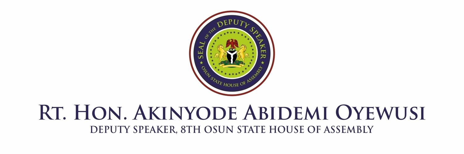 Rt. Hon. Akinyode Abidemi OYEWUSI #Ireyode banner
