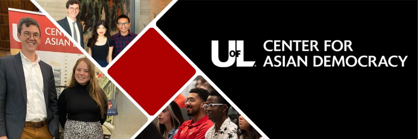 UofL Asian Democracy's banner