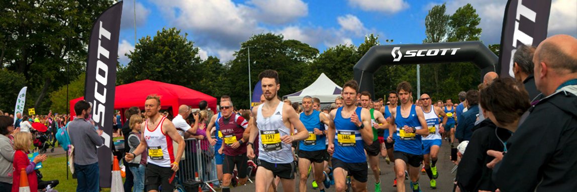 Gateshead Trail 10k banner