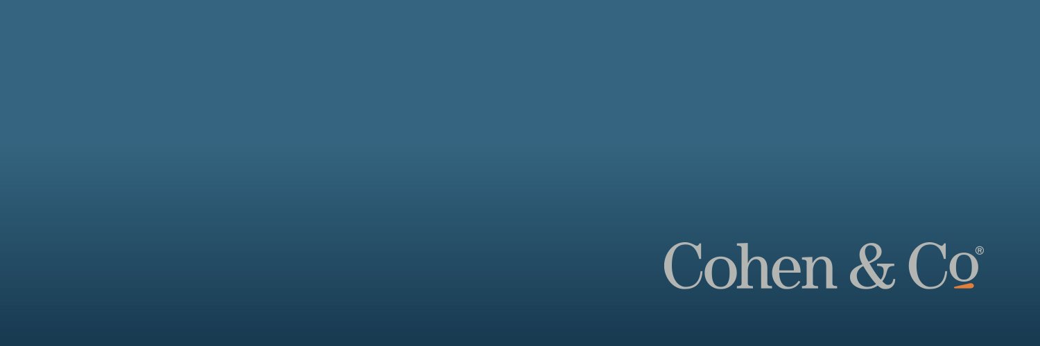 Cohen & Co's banner