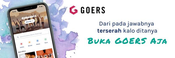 GoersApp Profile Banner