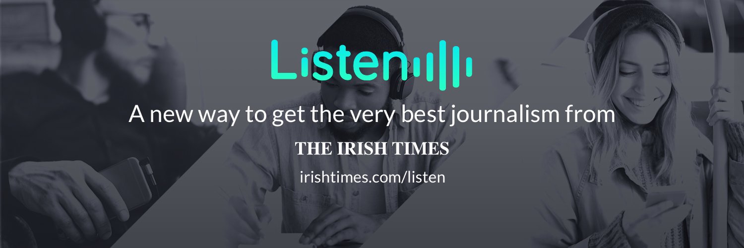 Irish Times Podcasts banner