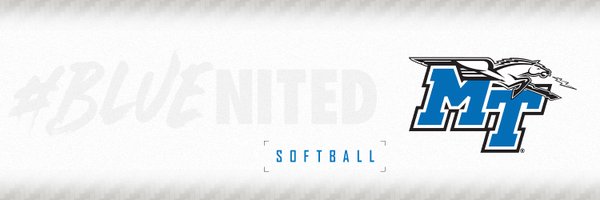 Middle Tennessee Softball Profile Banner