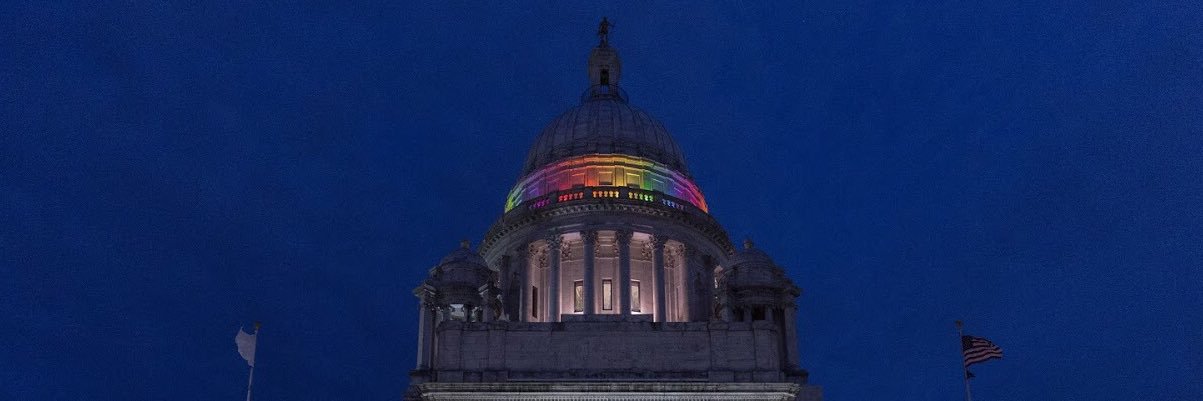 Gina Raimondo's banner