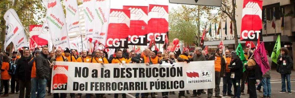 CGT Sector Federal Ferroviario's banner