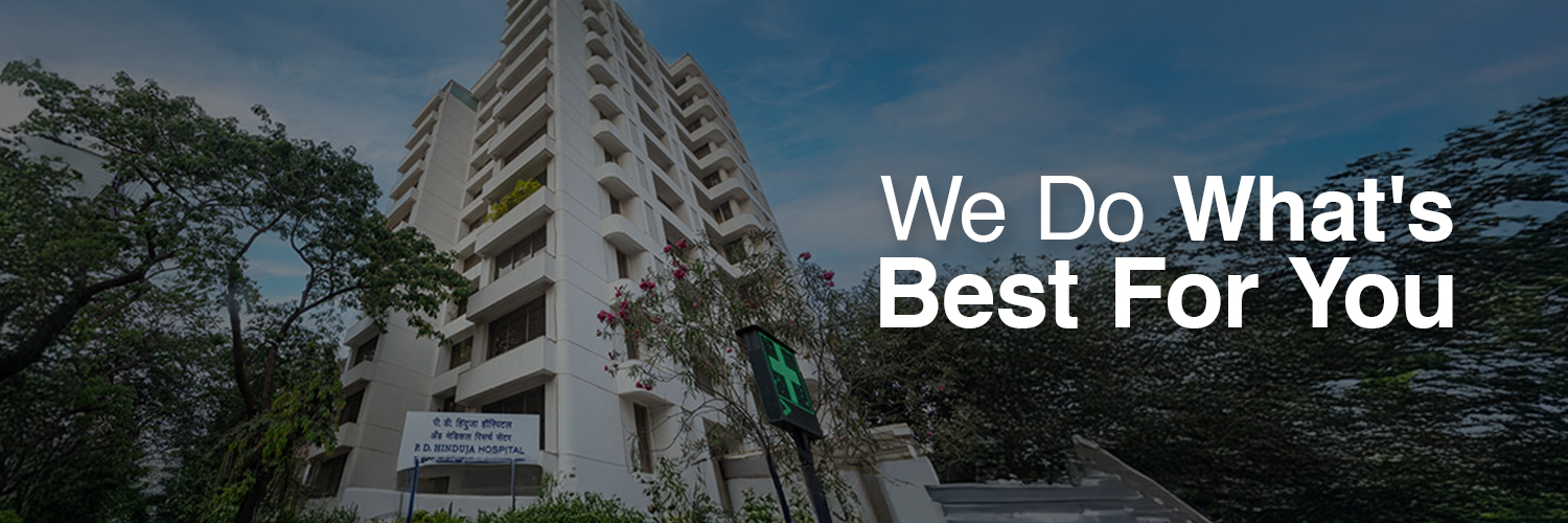 P. D. Hinduja Hospital Khar banner