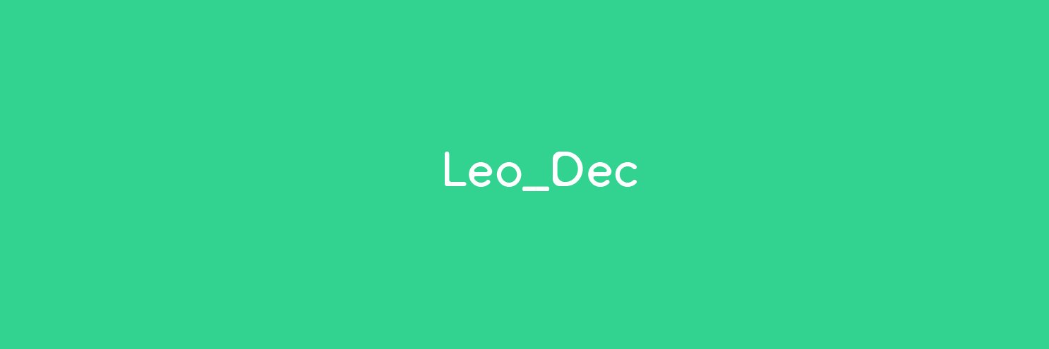 Leo_Dec11's profile banner image