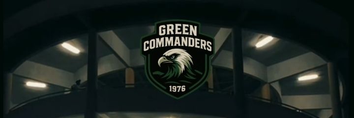 Green Commanders1976 banner