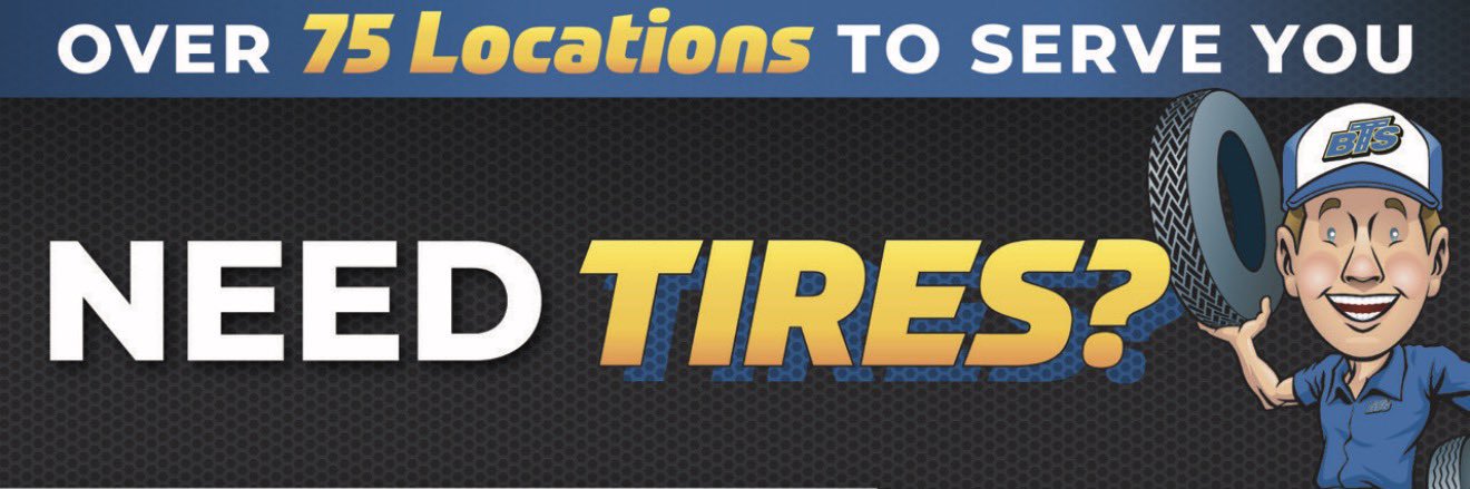 Black's Tire Service banner