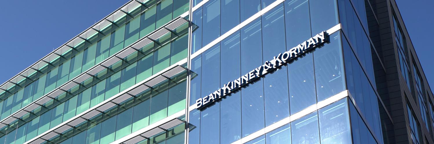 Bean Kinney & Korman banner