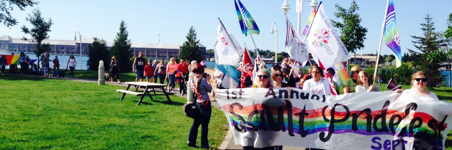 Sault Pride banner