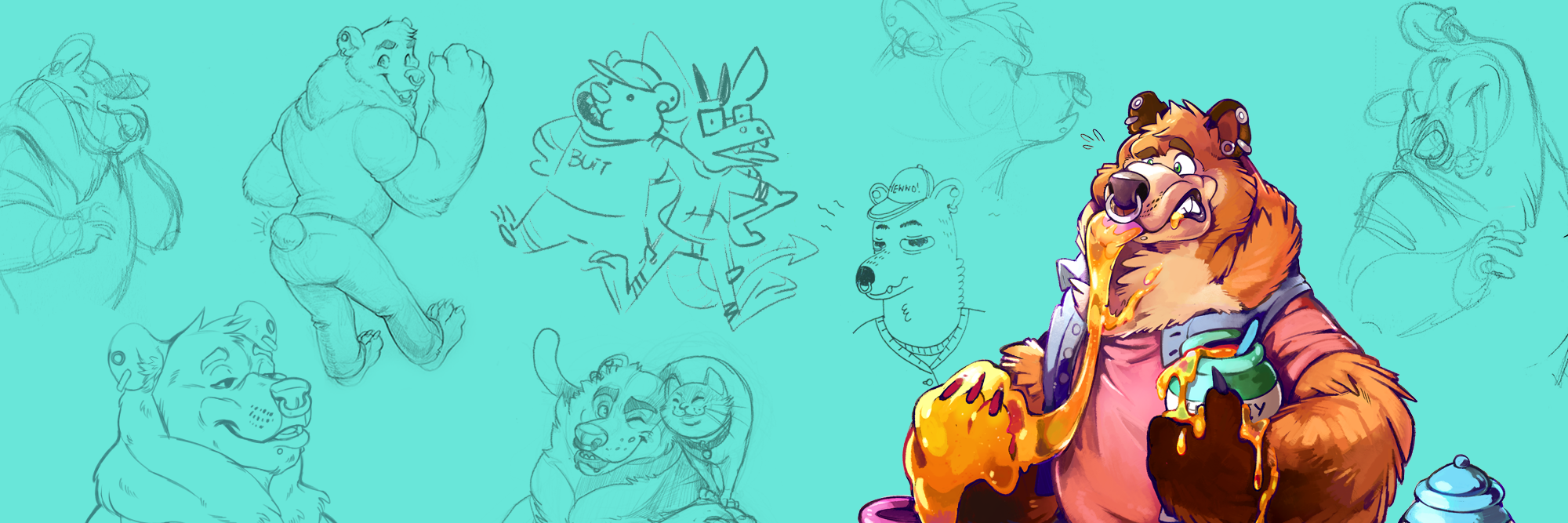 a soft beaw. ʕ´•ᴥ•`ʔ banner
