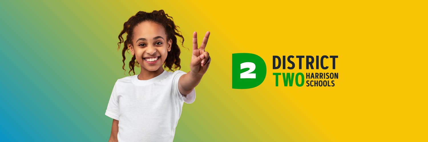 Harrison School District 2 banner