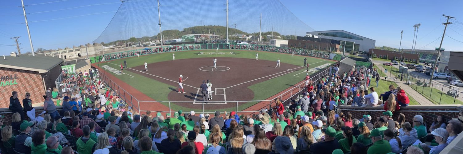 Marshall Softball's banner