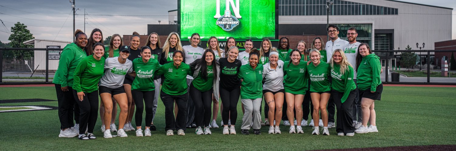 Marshall Softball banner