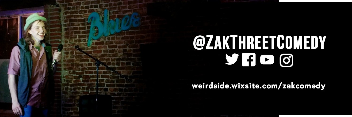 ZakThreetComedy's profile banner image