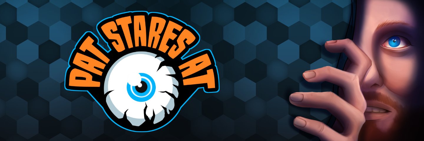 Pat Stares At banner