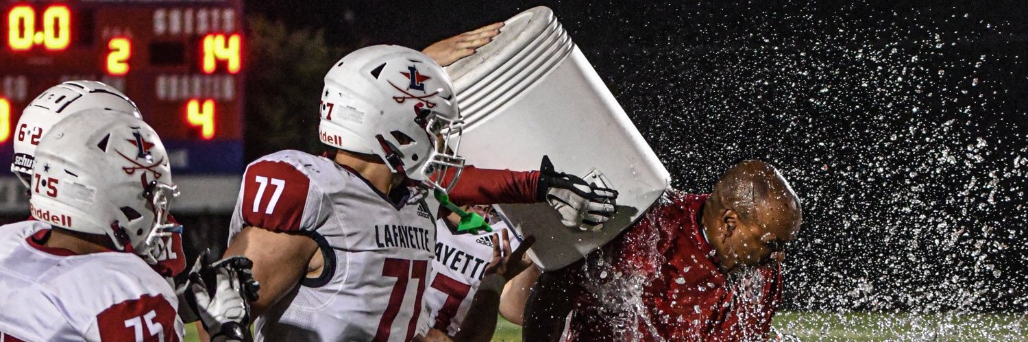 Lafayette Football's banner